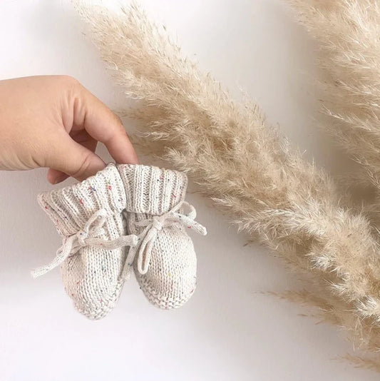 Strick-Babyschuhe